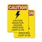 Signmission Radiation & Laser Sign, 10 in H x 7 in W, Vinyl Decal, Rectangle OS-2PACK-CR-D-710-V-10262 - alternate 1